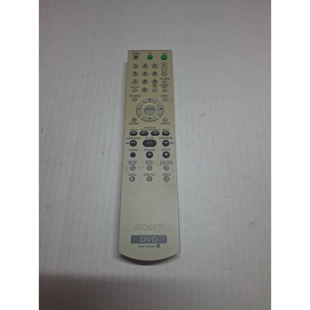 Sony RMT-D175A OEM Original Remote Control Replacement DVD Player Tested WORKS